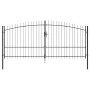Puerta de Jardín con Punta de Lanza Doble Abatible Gris 175x400 cm Acero von , Gartentore - Ref: Foro24-42008858, Preis: 238,...