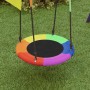 Columpio en forma de nido con banderas multicolor Ø 60 cm 100 kg Tela Oxford von , Schaukeln und Wippen - Ref: Foro24-4200905...