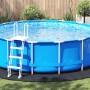Cubierta de Piscina Redonda Negra Plástico Ø 458 cm | Foro24.es | Tu tienda online para hogar, jardín y más Foro24.es