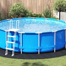Cubierta de Piscina Redonda Negra Polietileno Ø 396 cm Duradera by , Pool covers - Ref: Foro24-42009115, Price: 58,42 €, Disc...
