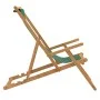 Silla de playa plegable de madera maciza de teca verde de vidaXL, Sillas de jardín - Ref: Foro24-317699, Precio: 77,05 €, Des...