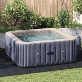 Cubierta de Piscina Rectangular Negra PVC 300 x