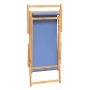 Silla de playa plegable de madera maciza de teca azul de vidaXL, Sillas de jardín - Ref: Foro24-317697, Precio: 84,76 €, Desc...