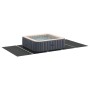 Cubierta de piscina rectangular Negra Polietileno 550 x 280 cm by , Pool covers - Ref: Foro24-42009124, Price: 31,94 €, Disco...