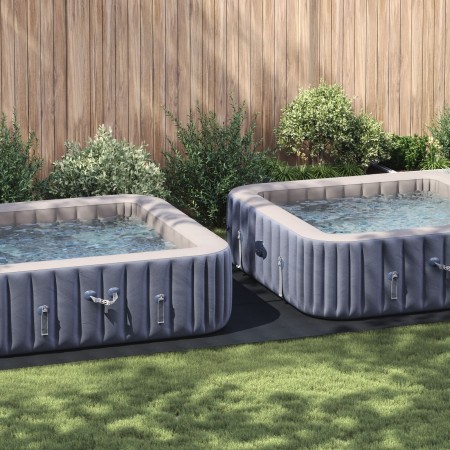 Cubierta de Piscina Rectangular Negra Polietileno 640 x 321 cm | Foro24.es | Tu tienda online para hogar, jardín y más Foro24.es