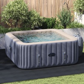 Cubierta de piscina cuadrada Negra Poliéster 274