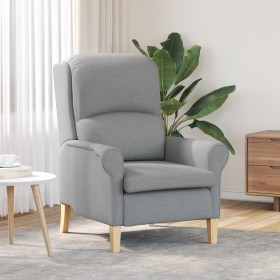 Sillón Moderno Gris claro Tela de poliéster, Madera Mediano von , Sessel - Ref: Foro24-42009840, Preis: 150,68 €, Rabatt: %