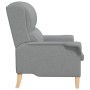 Sillón Moderno Gris claro Tela de poliéster, Madera Mediano von , Sessel - Ref: Foro24-42009840, Preis: 150,68 €, Rabatt: %