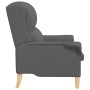 Sillón Moderno Gris Oscuro Tela, Madera Mediano Resistente von , Sessel - Ref: Foro24-42009841, Preis: 150,68 €, Rabatt: %