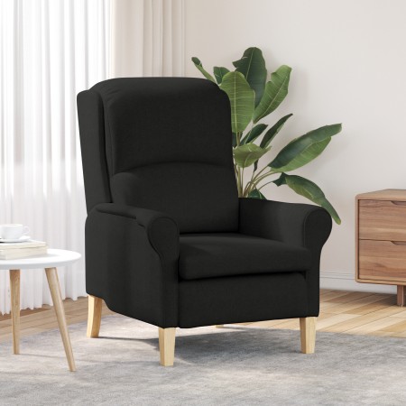 Sillón Moderno Negro Tejido de Poliéster, Madera von , Sessel - Ref: Foro24-42009842, Preis: 150,68 €, Rabatt: %