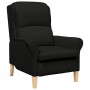 Sillón Moderno Negro Tejido de Poliéster, Madera von , Sessel - Ref: Foro24-42009842, Preis: 150,68 €, Rabatt: %