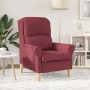 Sillón Moderno Rojo Vino Tejido de Poliéster con Marco de Madera von , Sessel - Ref: Foro24-42009843, Preis: 163,45 €, Rabatt: %