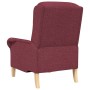 Sillón Moderno Rojo Vino Tejido de Poliéster con Marco de Madera von , Sessel - Ref: Foro24-42009843, Preis: 163,45 €, Rabatt: %