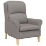 Sillón Moderno Taupe Tela de poliéster con patas de madera Medio by , Armchairs - Ref: Foro24-42009845, Price: 163,45 €, Disc...