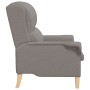 Sillón Moderno Taupe Tela de poliéster con patas de madera Medio by , Armchairs - Ref: Foro24-42009845, Price: 163,45 €, Disc...