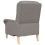 Sillón Moderno Taupe Tela de poliéster con patas de madera Medio de , Sillones - Ref: Foro24-42009845, Precio: 139,71 €