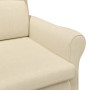 Sillón Moderno Crema Tela y Madera Mediano Sillón Crema von , Sessel - Ref: Foro24-42009846, Preis: 163,45 €, Rabatt: %