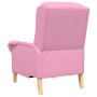 Sillón Moderno Rosa Tejido de poliéster, Madera Mediano von , Sessel - Ref: Foro24-42009850, Preis: 164,67 €, Rabatt: %