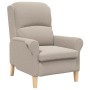 Sillón Ergonómico Gris claro Poliéster, Madera Estándar von , Sessel - Ref: Foro24-42009851, Preis: 174,09 €, Rabatt: %