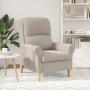 Sillón Ergonómico Gris claro Poliéster, Madera Estándar von , Sessel - Ref: Foro24-42009851, Preis: 174,09 €, Rabatt: %