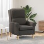 Sillón Ergonómico Gris Oscuro Tapicería de Tela con Patas de Madera von , Sessel - Ref: Foro24-42009854, Preis: 174,09 €, Rab...