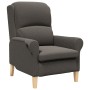 Sillón Ergonómico Gris Oscuro Tapicería de Tela con Patas de Madera von , Sessel - Ref: Foro24-42009854, Preis: 174,09 €, Rab...