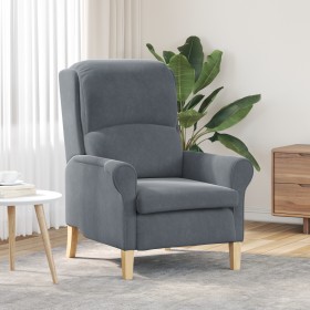 Sillón Gris Oscuro Gris oscuro Tela con patas de madera Estándar von , Sessel - Ref: Foro24-42009858, Preis: 165,69 €, Rabatt: %