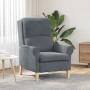 Sillón Gris Oscuro Gris oscuro Tela con patas de madera Estándar von , Sessel - Ref: Foro24-42009858, Preis: 165,69 €, Rabatt: %