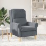 Sillón Gris Oscuro Gris oscuro Tela con patas de madera Estándar von , Sessel - Ref: Foro24-42009858, Preis: 165,69 €, Rabatt: %