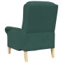 Sillón Verde Oscuro Verde Oscuro Tela con patas de madera Mediano von , Sessel - Ref: Foro24-42009859, Preis: 165,69 €, Rabat...