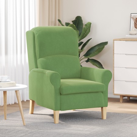 Sillón Verde Claro Verde claro Tela, Madera by , Armchairs - Ref: Foro24-42009860, Price: 165,69 €, Discount: %