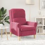 Sillón Borgoña Borgoña Tela de poliéster con patas de madera by , Armchairs - Ref: Foro24-42009862, Price: 203,70 €, Discount: %