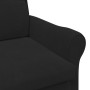 Sillón Negro Negro Tela, Madera Estándar Ergonómico by , Armchairs - Ref: Foro24-42009863, Price: 152,74 €, Discount: %