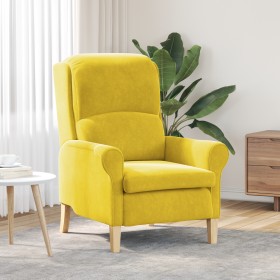 Sillón Amarillo Amarillo Textil, Madera Estándar Sillón Amarillo by , Armchairs - Ref: Foro24-42009864, Price: 165,69 €, Disc...