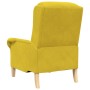 Sillón Amarillo Amarillo Textil, Madera Estándar Sillón Amarillo by , Armchairs - Ref: Foro24-42009864, Price: 165,69 €, Disc...
