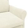 Sillón Crema Crema Tela y madera Mediano von , Sessel - Ref: Foro24-42009865, Preis: 165,69 €, Rabatt: %