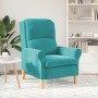 Sillón Turquesa Turquesa Tela Estándar Ergonómico de , Sillones - Ref: Foro24-42009866, Precio: 165,69 €, Descuento: %