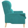 Sillón Turquesa Turquesa Tela Estándar Ergonómico de , Sillones - Ref: Foro24-42009866, Precio: 165,69 €, Descuento: %