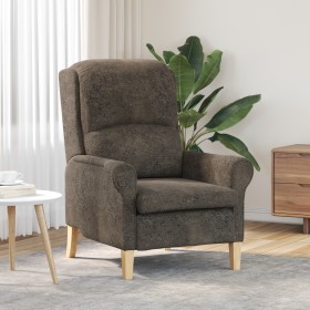Sillón Contemporáneo Gris Oscuro Tela y Madera Estándar von , Sessel - Ref: Foro24-42009868, Preis: 177,81 €, Rabatt: %
