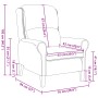 Sillón Taupe Taupe Tela, Madera Estándar Sillón Taupe | Foro24.es | Tu tienda online para hogar, jardín y más Foro24.es
