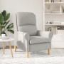 Sillón Gris Claro Tela Ergonómico Estándar Contemporáneo Comodidad von , Sessel - Ref: Foro24-42009871, Preis: 172,04 €, Raba...