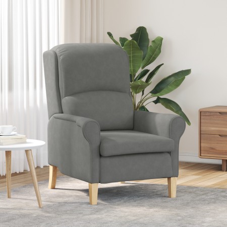 Sillón Gris Oscuro Gris Oscuro Tela y Madera Estándar Ergonómico von , Sessel - Ref: Foro24-42009872, Preis: 172,04 €, Rabatt: %