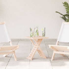 Mesa de Café Plegable 33x33x40,5 cm de Madera Sólida de Nogal de , Mesas de centro - Ref: Foro24-42009906, Precio: 37,78 €, D...