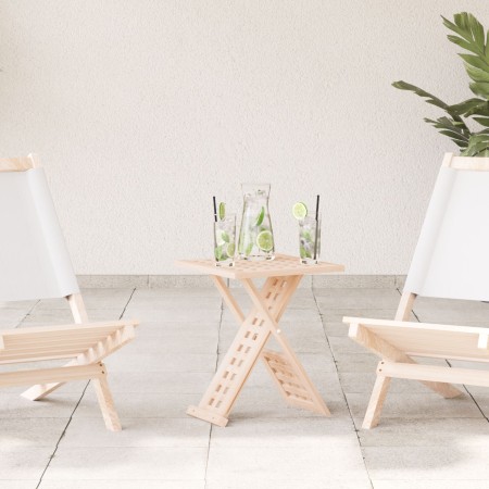 Mesa de Café Plegable 33x33x40,5 cm de Madera Sólida de Nogal by , Coffee table - Ref: Foro24-42009906, Price: 37,78 €, Disco...