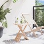Mesa de Café Plegable 33x33x40,5 cm de Madera Sólida de Nogal by , Coffee table - Ref: Foro24-42009906, Price: 37,78 €, Disco...