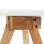 Conjunto de Mesas de Café de Madera Sólida de Nogal y Madera Ingeniería | Foro24.es | Tu tienda online para hogar, jardín y más Foro24.es