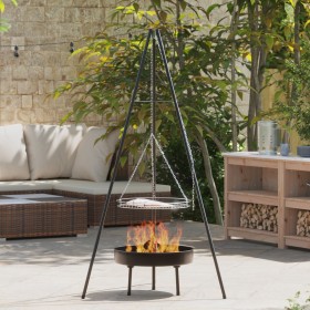 Trípode para cocinar en fogata con parrilla y bandeja de fuego 170 cm von , Küchengeräte - Ref: Foro24-42010332, Preis: 67,77...
