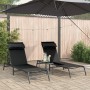 Tumbonas Plegables Negra Marco de metal, tela Textileno Estándar by , Loungers - Ref: Foro24-42010349, Price: 191,76 €, Disco...