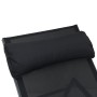 Tumbonas Plegables Negra Marco de metal, tela Textileno Estándar by , Loungers - Ref: Foro24-42010349, Price: 191,76 €, Disco...