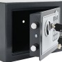 Caja Fuerte Digital Electrónica Gris Oscuro 23x17x17 cm Acero by , Safes - Ref: Foro24-42011305, Price: 44,26 €, Discount: %